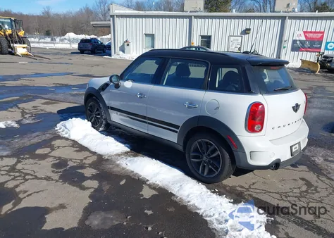 2013 Mini Countryman Cooper S z USA, uszkodzony, nr VIN WMWZC5C51DWM16660
